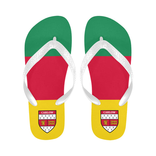 County Carlow Classic Crest Flip Flops