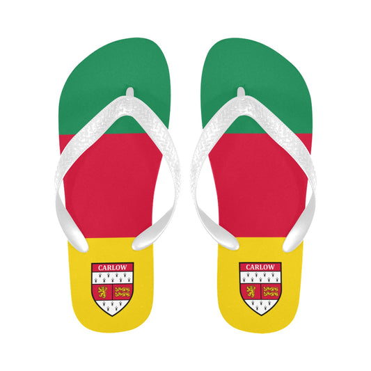 County Carlow Classic Crest Flip Flops