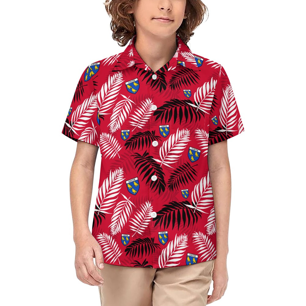 County Louth Hawaiian Button Up Shirt - Kids