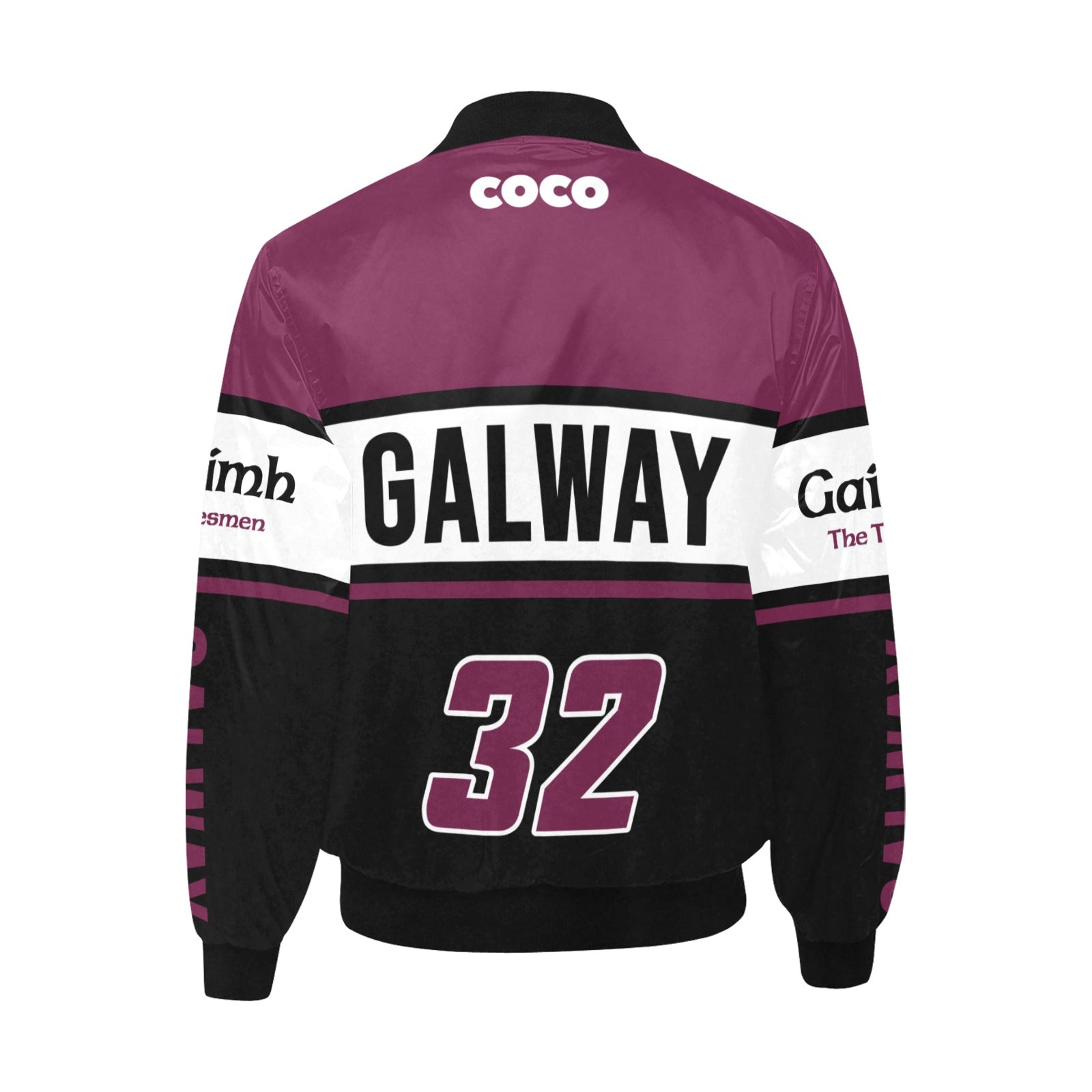 County Galway Vintage Quilted Bomber Jacket