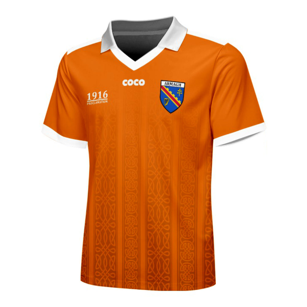 County Armagh 1916 Proclamation Jersey - Kids Age 9-10