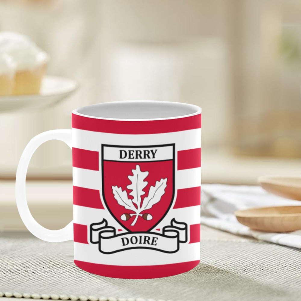 County Derry Retro Stripes Mug