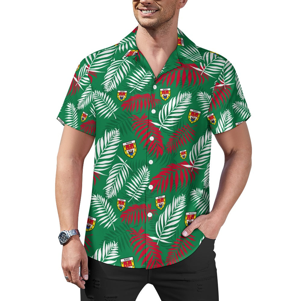 County Mayo Hawaiian Button Up Shirt - Adults