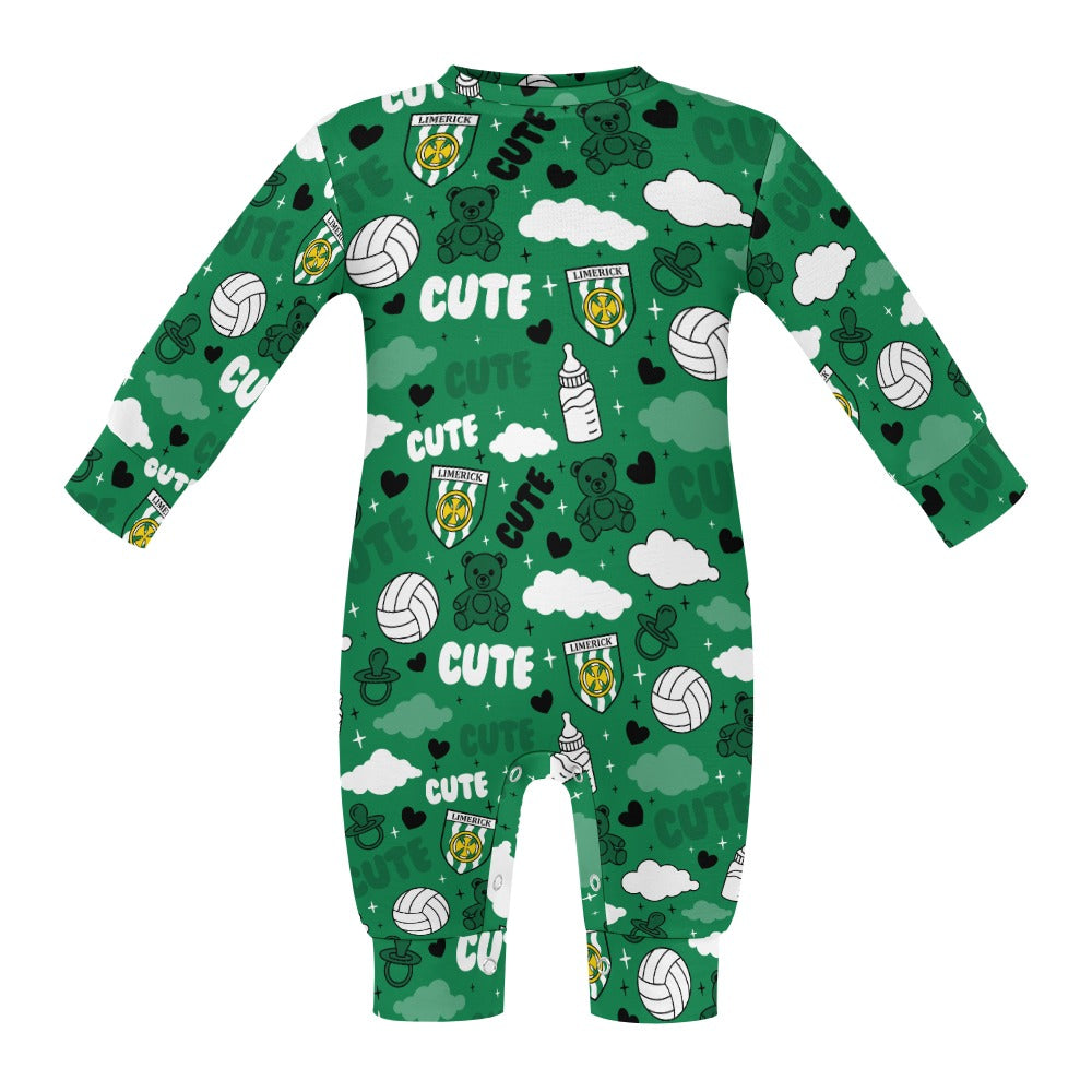 County Limerick Cute Baby Sleepsuit