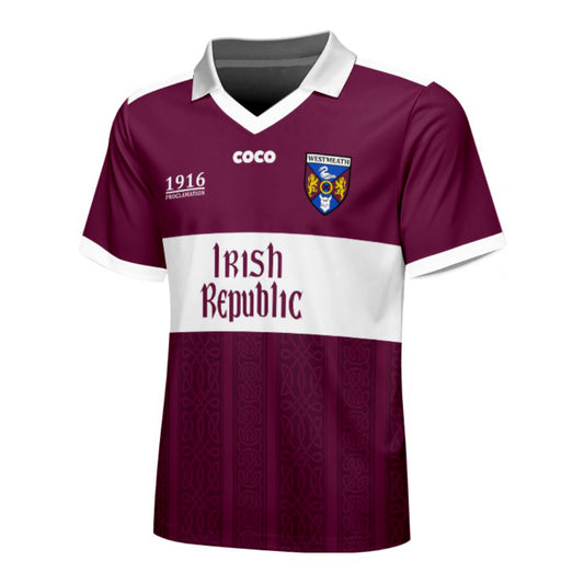 County Westmeath Irish Republic Jersey - Kids Age 9-10