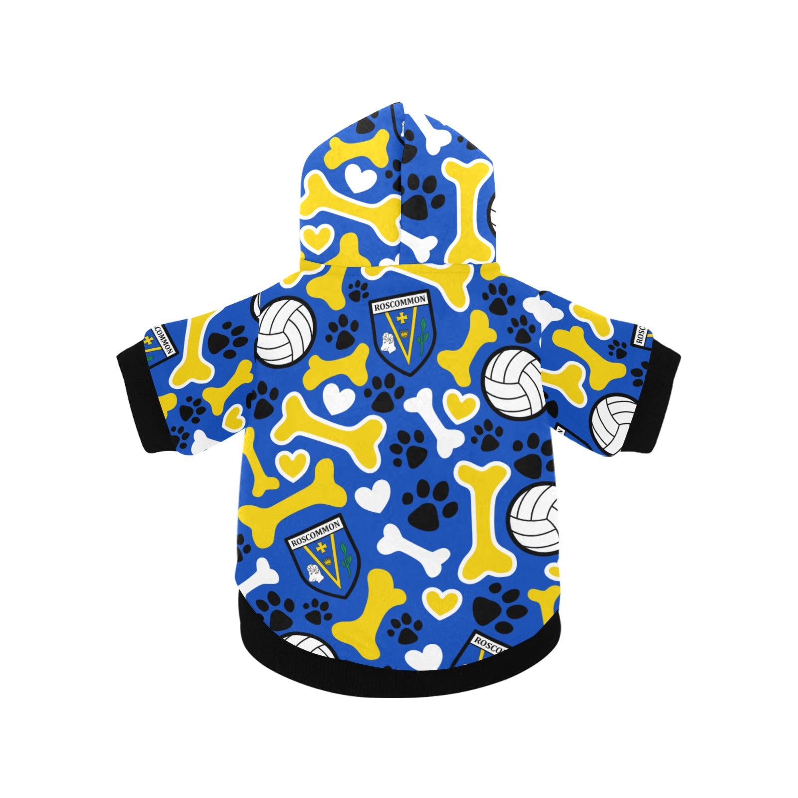 County Roscommon Pooch Pattern Pet Hoodie