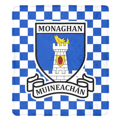 County Monaghan Chequered Ultra-Soft Throw Blanket