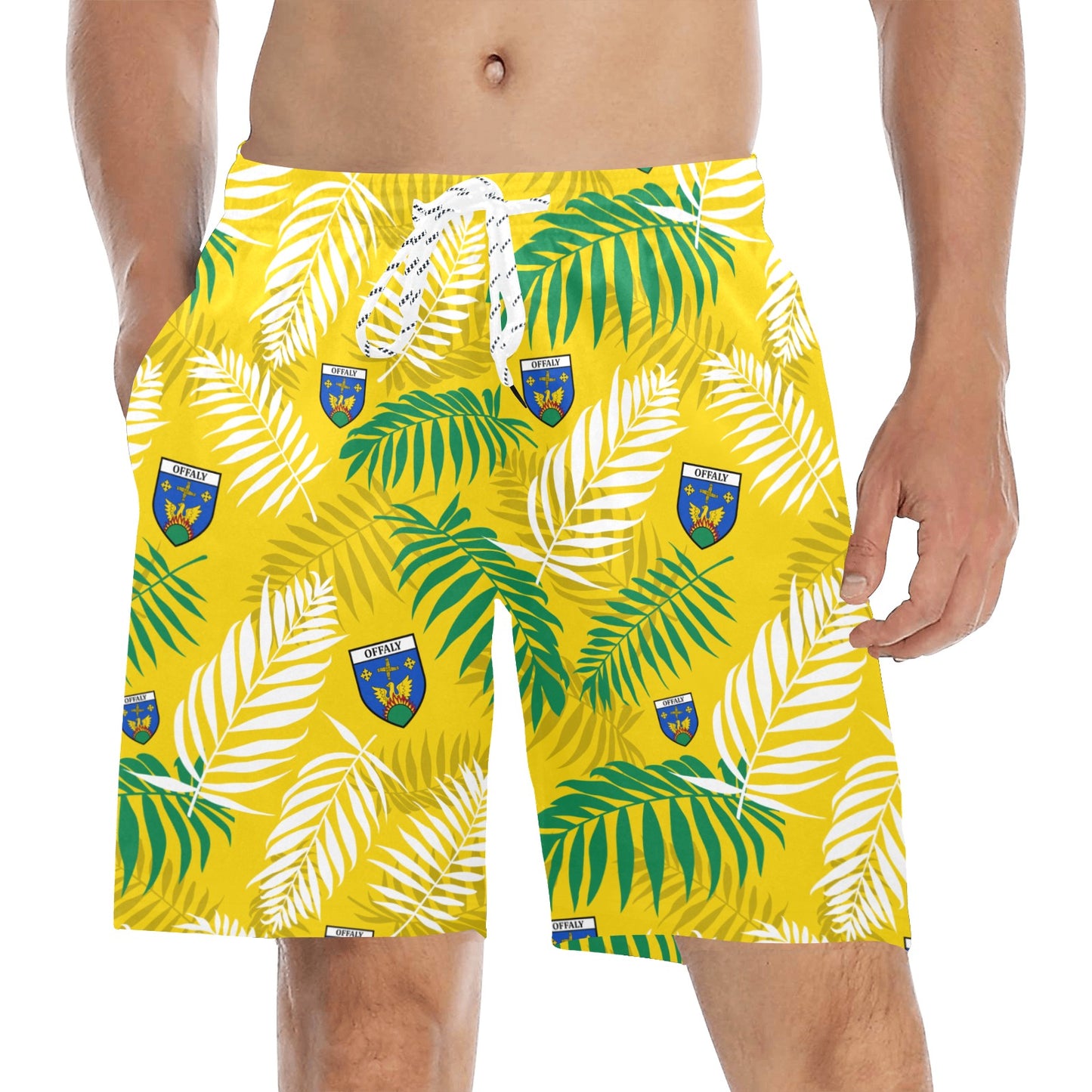 County Offaly Hawaiian Beach Shorts