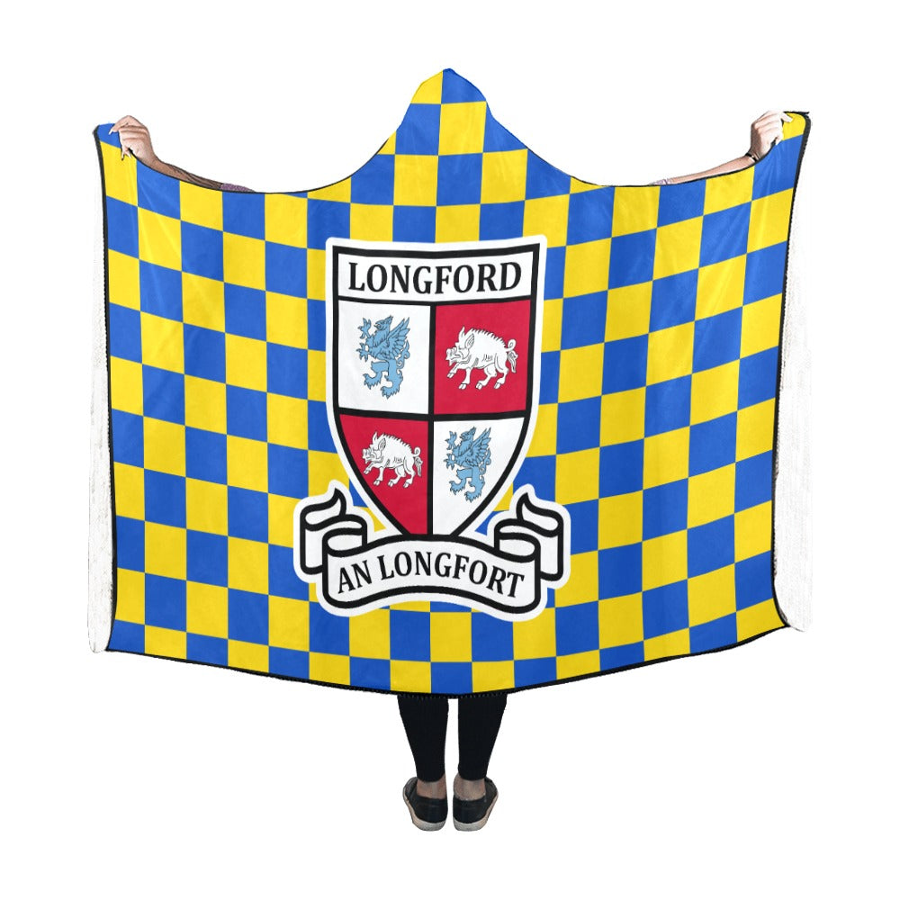 County Longford Premium Chequered Hooded Blanket