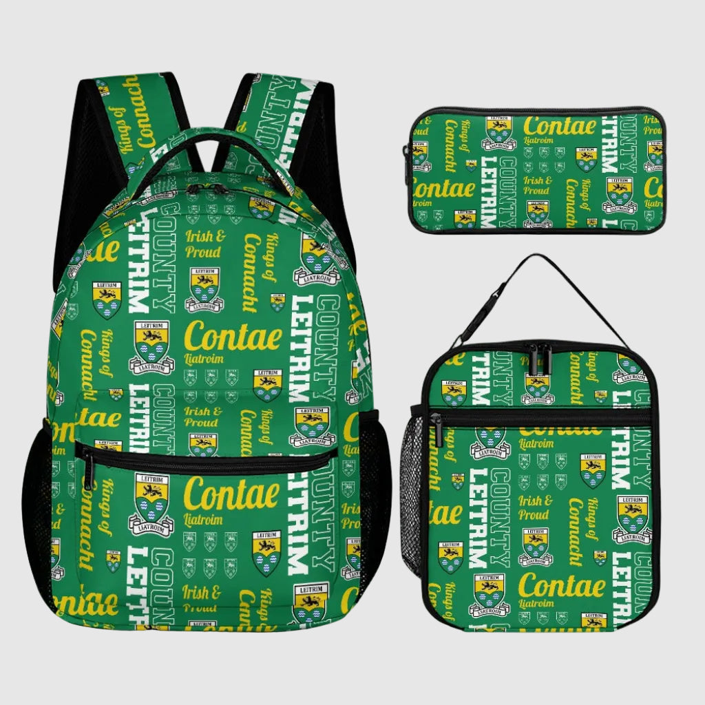 County Leitrim Backpack, Lunch Bag & Pencil Case Set