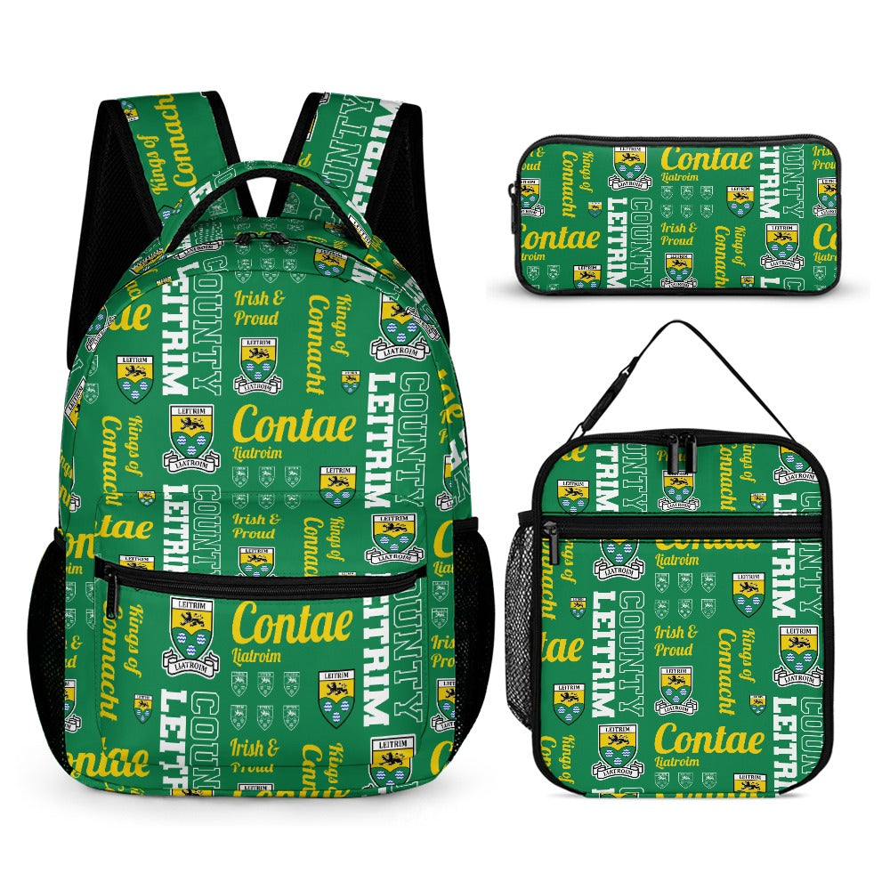 County Leitrim Backpack, Lunch Bag & Pencil Case Set
