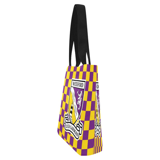 County Wexford Chequered Canvas Tote Bag Set