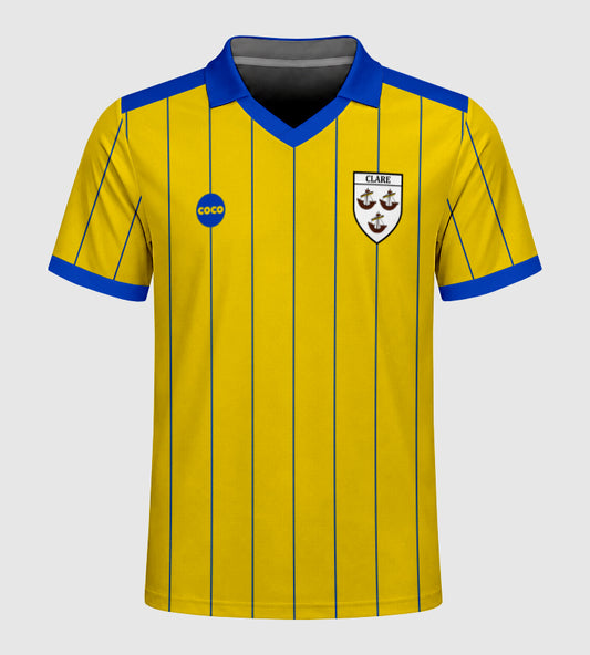County Clare Retro Pinstripe Jersey - Kids