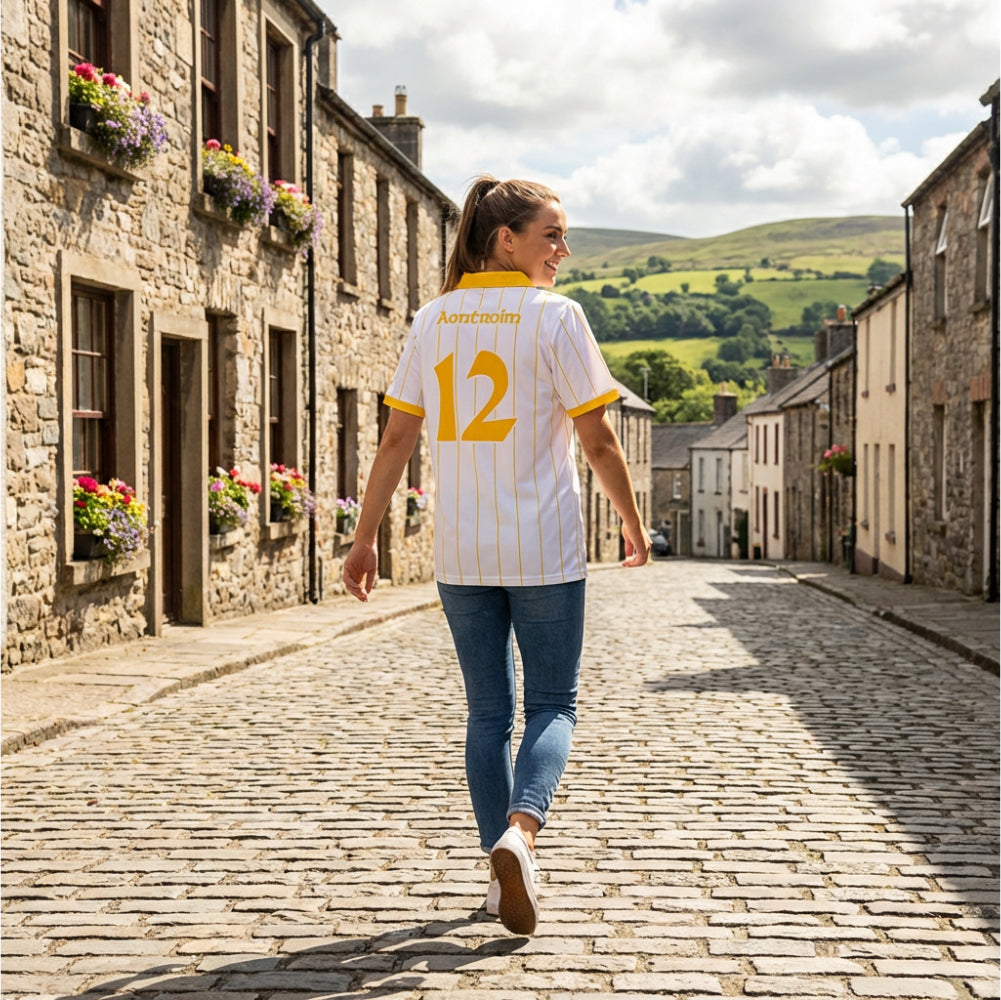 County Antrim Retro Jersey Away