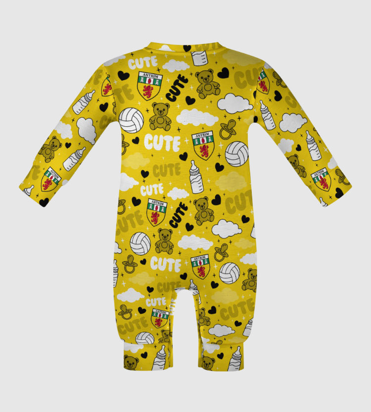 County Antrim Cute Baby Sleepsuit