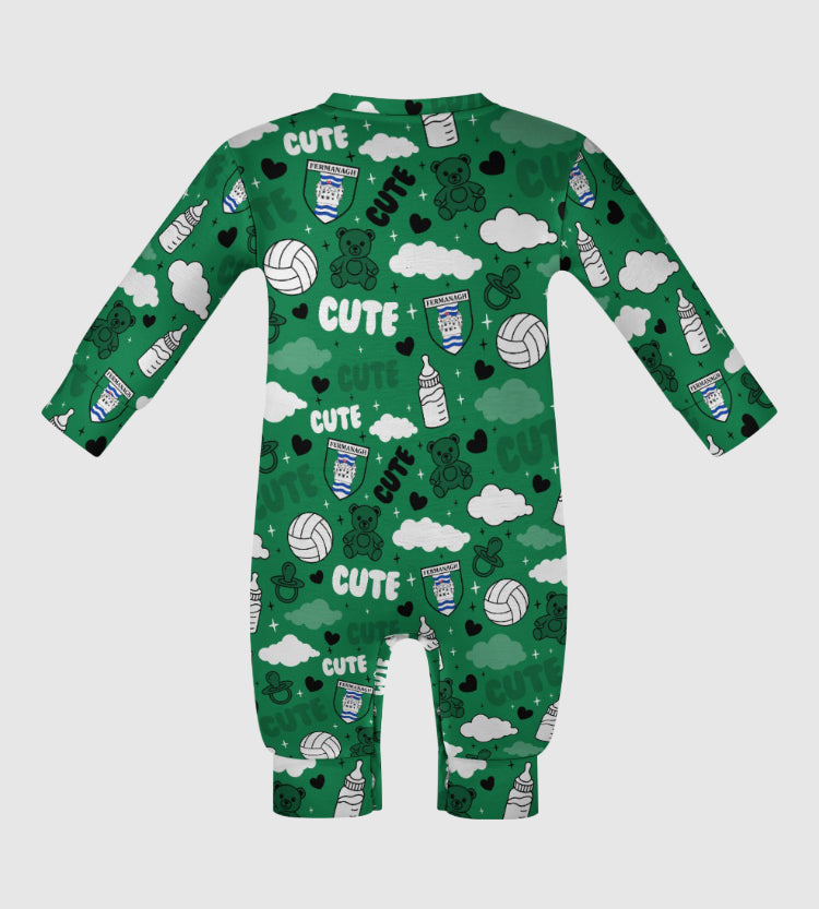 County Fermanagh Cute Baby Sleepsuit
