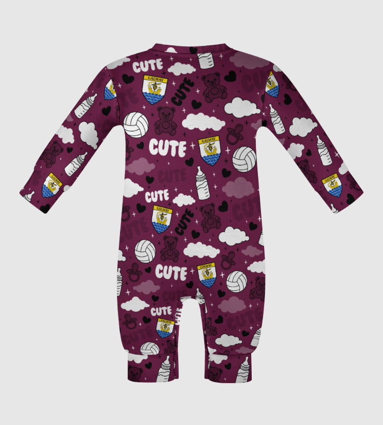 County Galway Cute Baby Sleepsuit