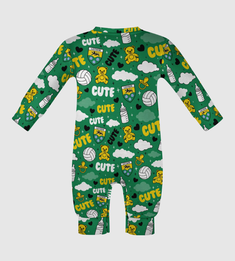 County Leitrim Cute Baby Sleepsuit