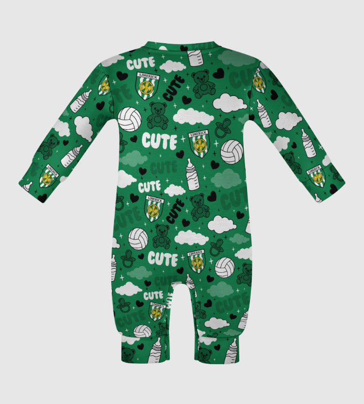County Limerick Cute Baby Sleepsuit