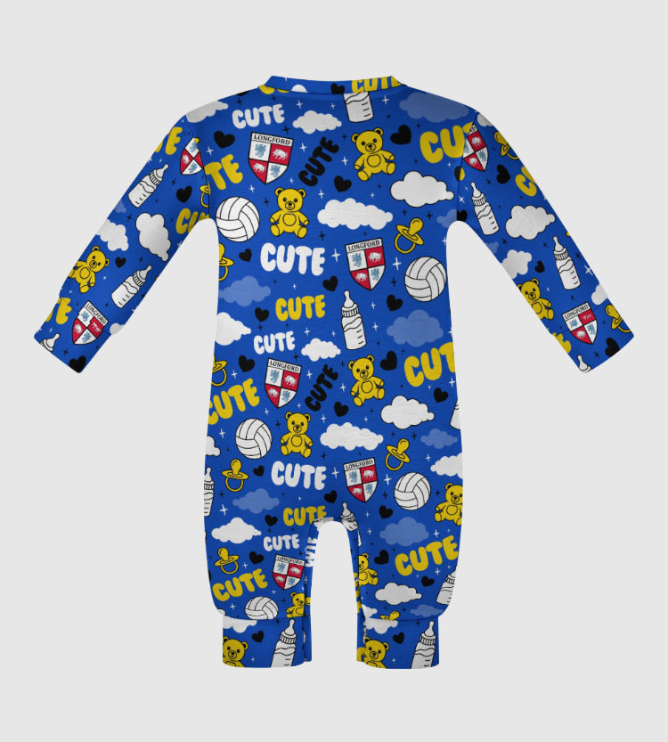 County Longford Cute Baby Sleepsuit