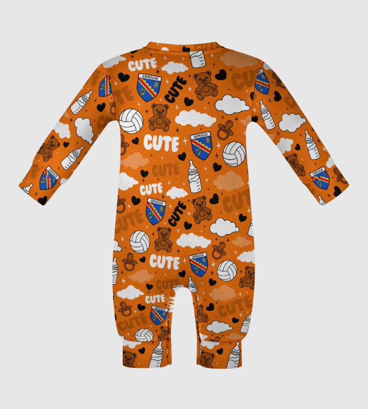 County Armagh Cute Baby Sleepsuit