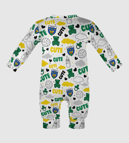 County Offaly Cute Baby Sleepsuit