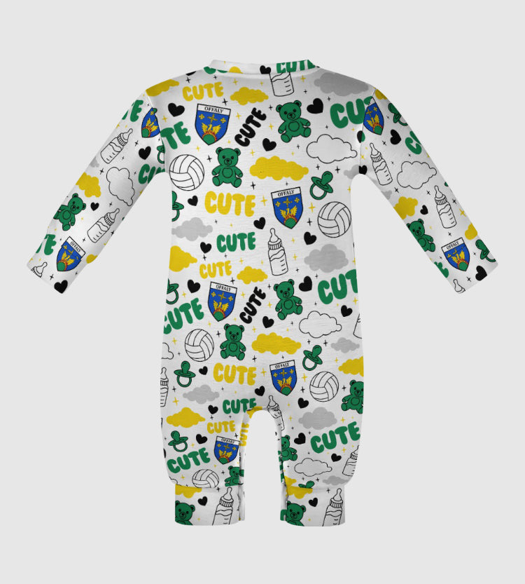 County Offaly Cute Baby Sleepsuit