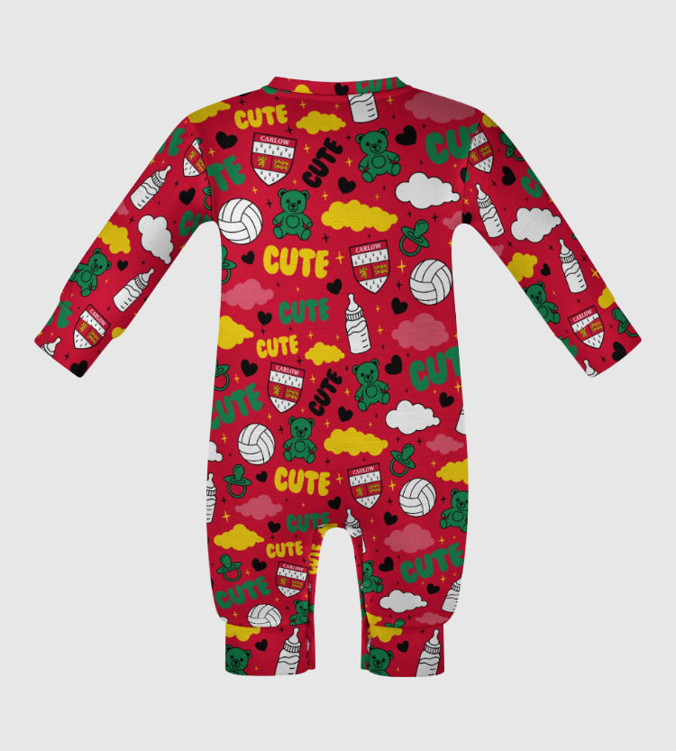 County Carlow Cute Baby Sleepsuit