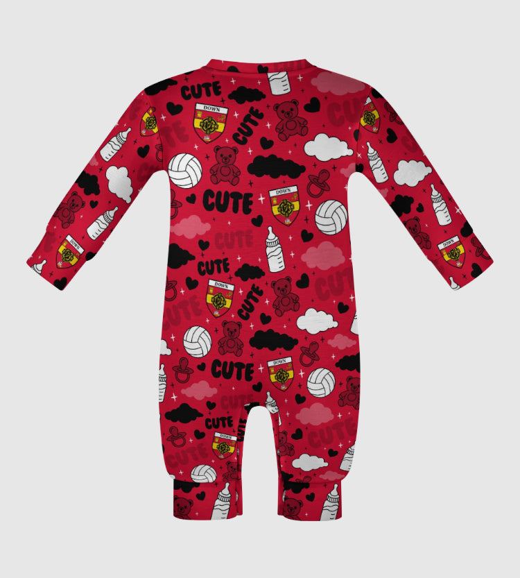 County Down Cute Baby Sleepsuit