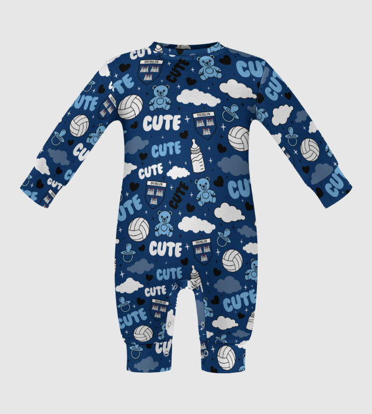 County Dublin Cute Baby Sleepsuit