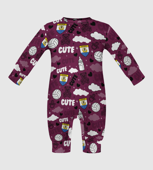 County Galway Cute Baby Sleepsuit