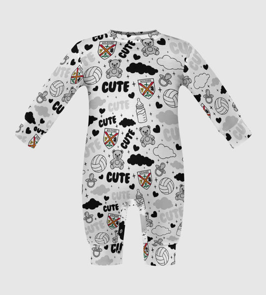 County Kildare Cute Baby Sleepsuit