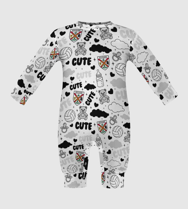 County Kildare Cute Baby Sleepsuit