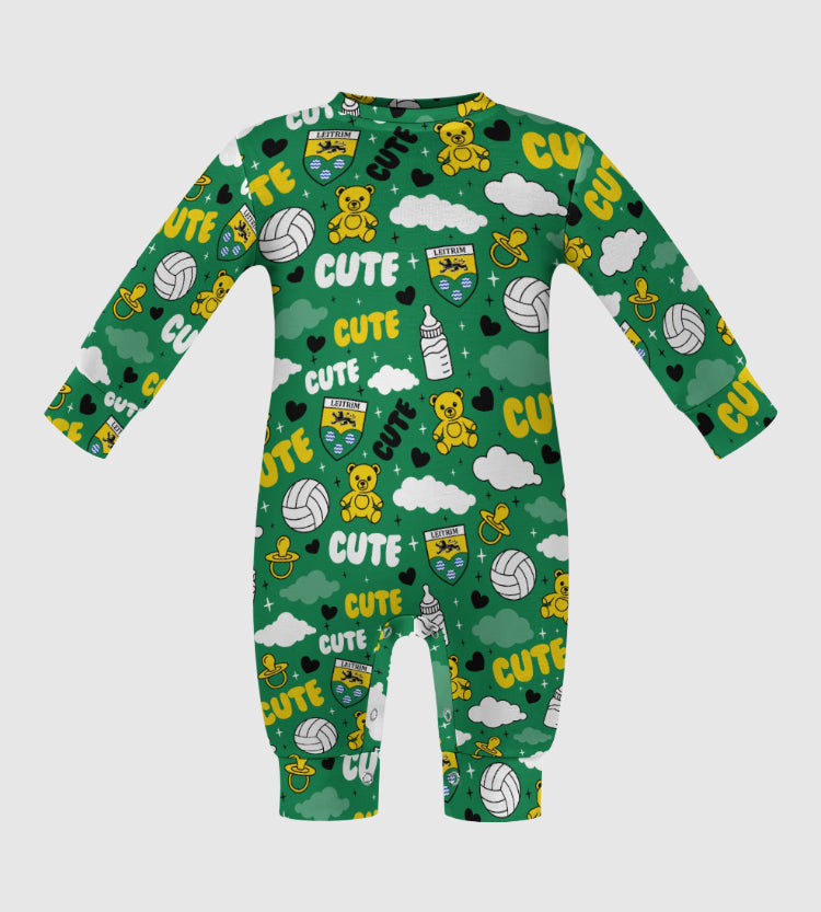 County Leitrim Cute Baby Sleepsuit