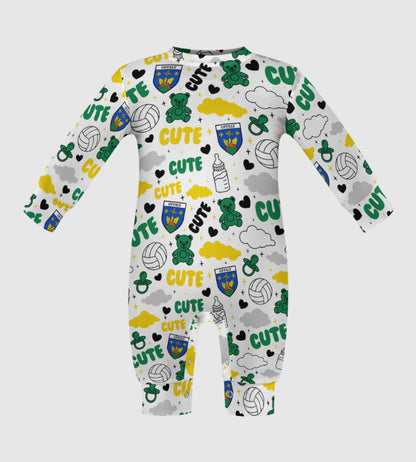 County Offaly Cute Baby Sleepsuit