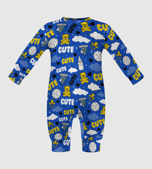 County Roscommon Cute Baby Sleepsuit