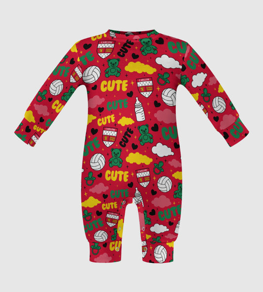County Carlow Cute Baby Sleepsuit