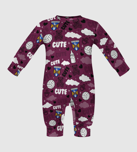 County Westmeath Cute Baby Sleepsuit