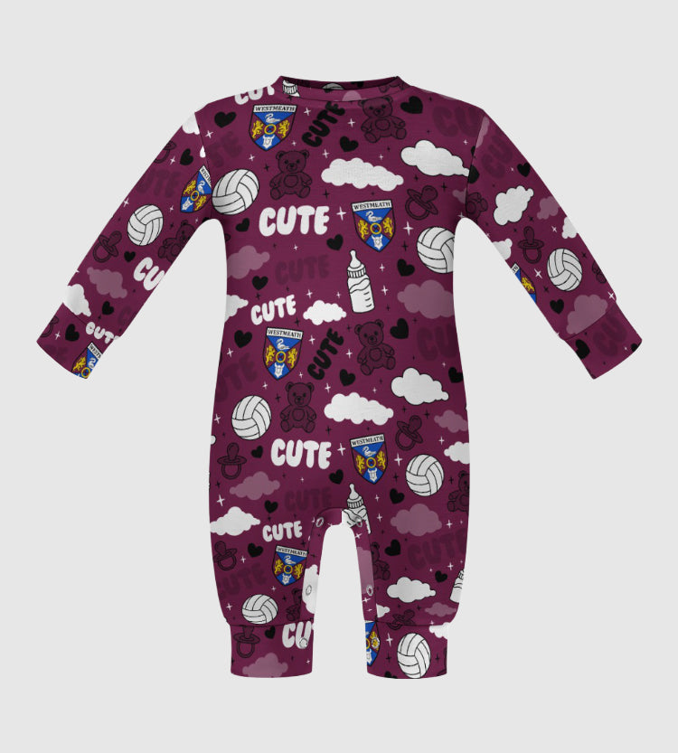 County Westmeath Cute Baby Sleepsuit