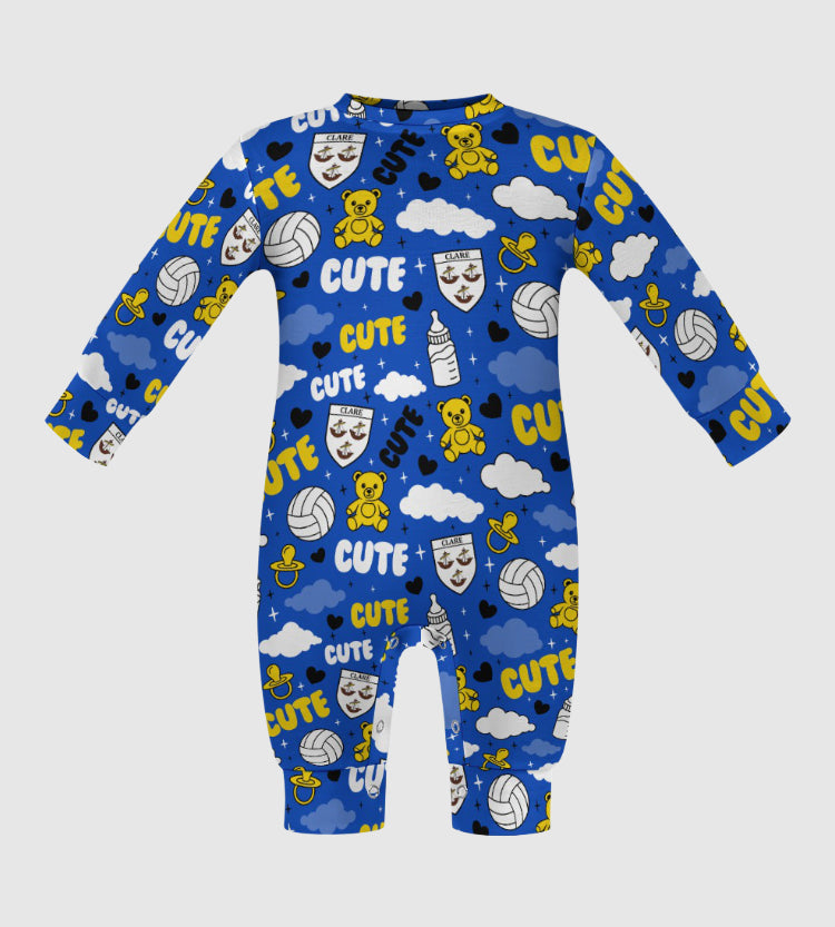 County Clare Cute Baby Sleepsuit