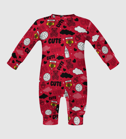 County Down Cute Baby Sleepsuit