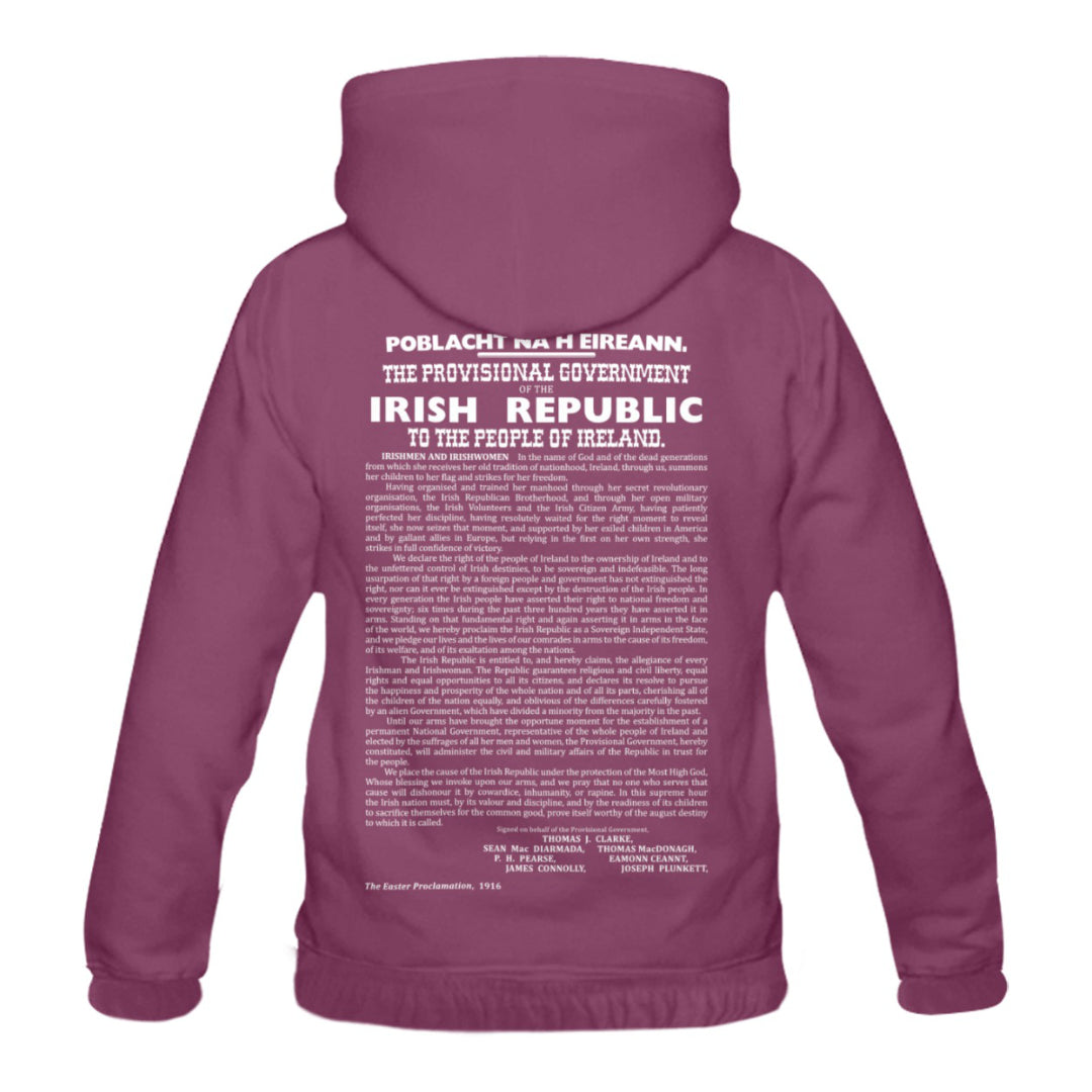 County Galway 1916 Proclamation Hoodie - Adults