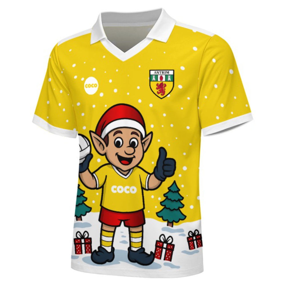 County Antrim Christmas Jersey - Kids Elf