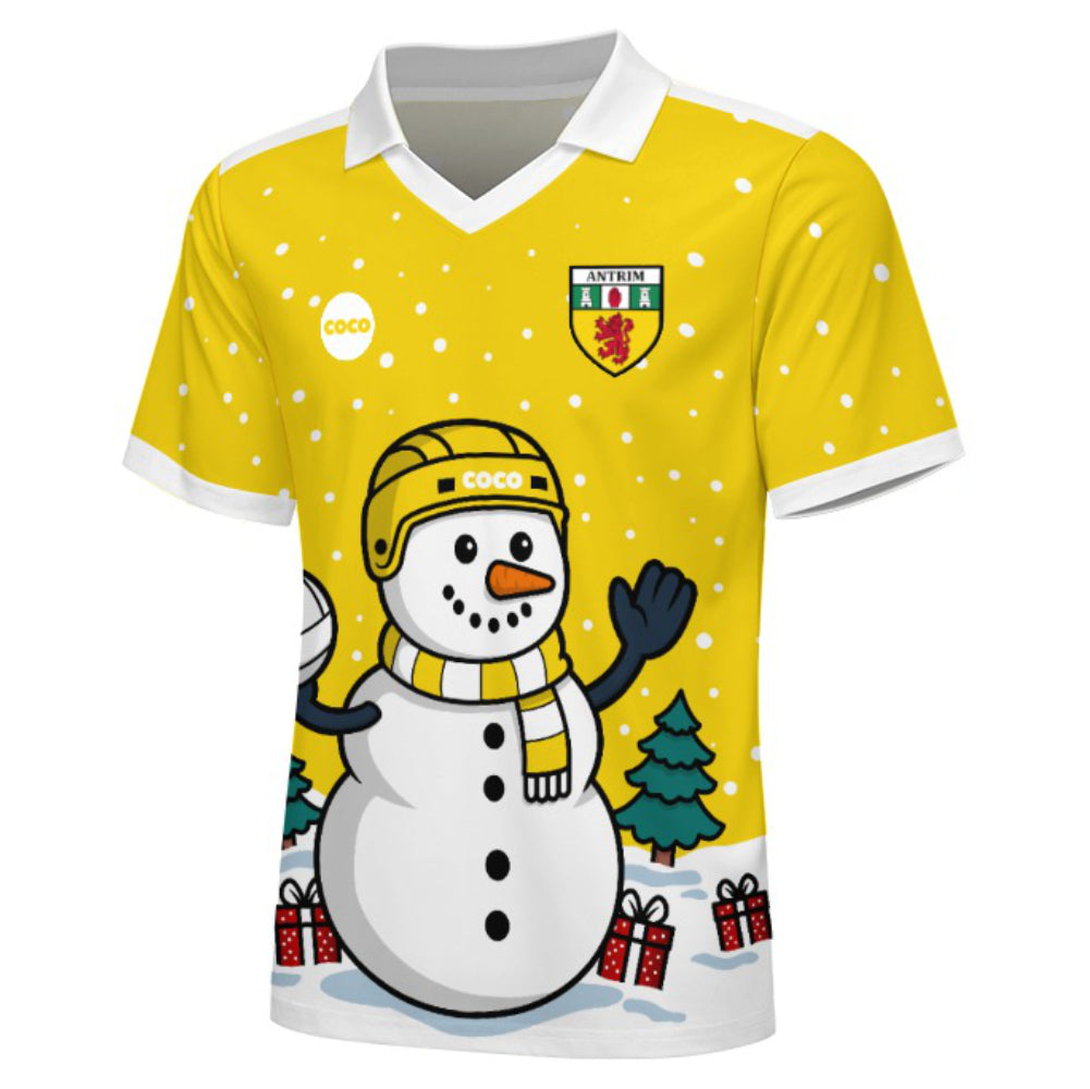 County Antrim Christmas Jersey - Kids Snowman