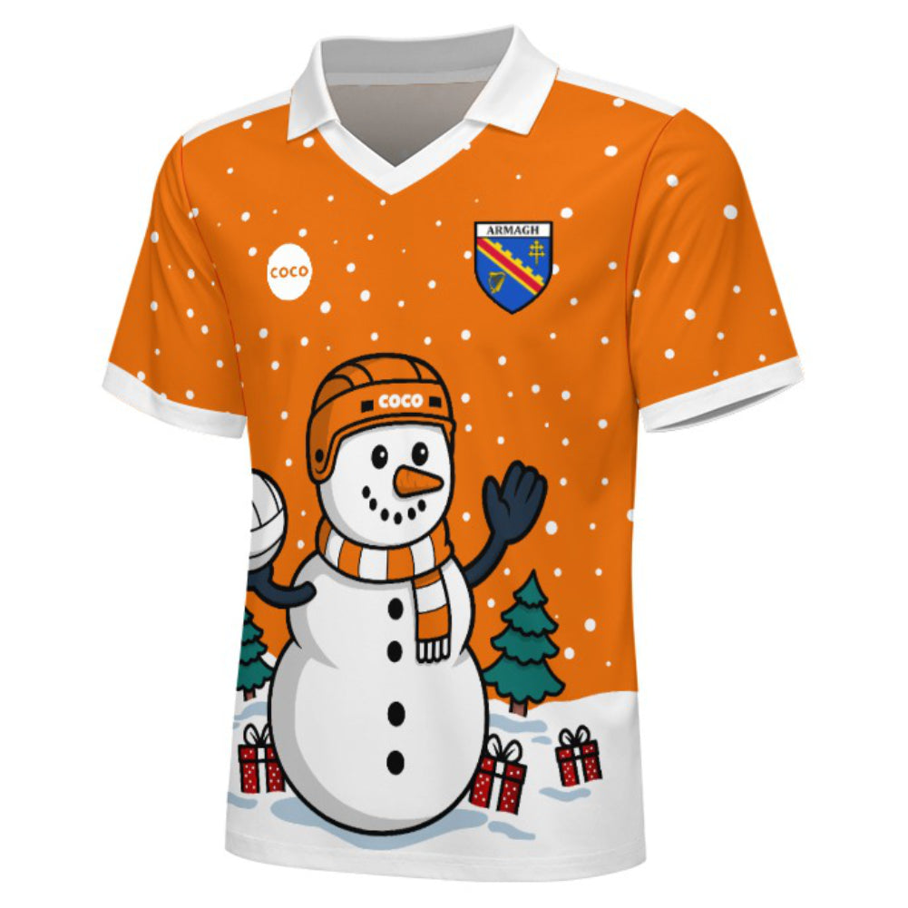 County Armagh Christmas Jersey Snowman