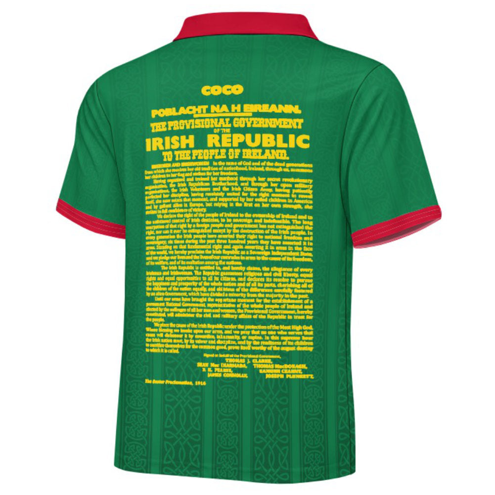 County Carlow 1916 Proclamation Jersey - Kids