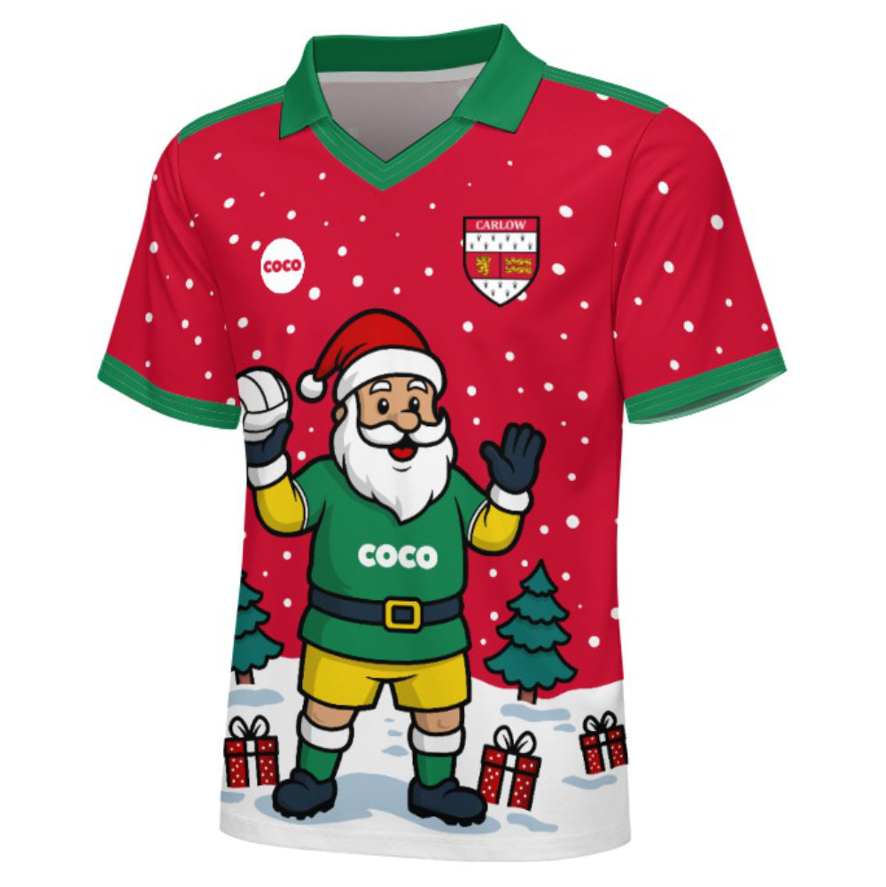 County Carlow Christmas Jersey - Kids Santa