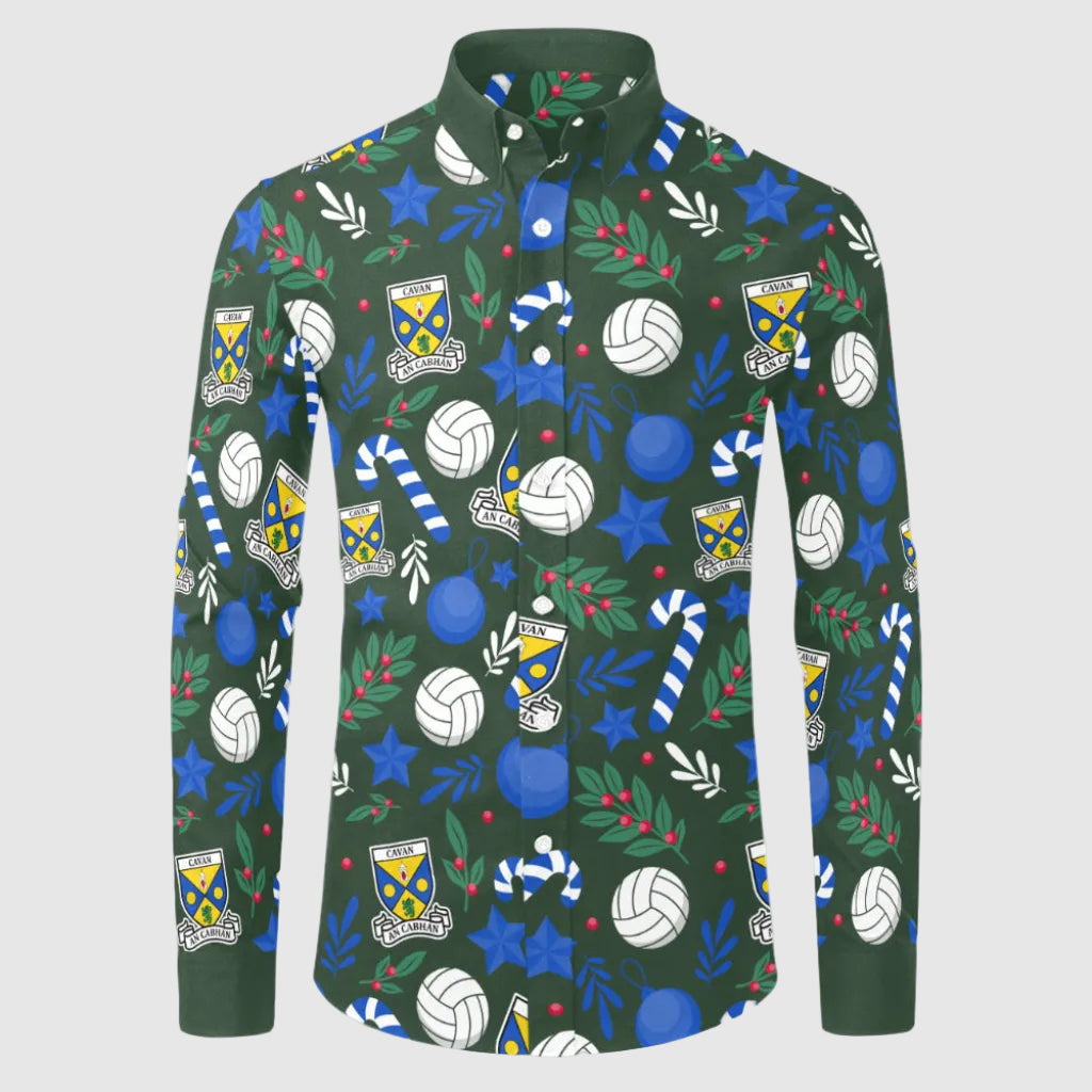 County Cavan Christmas Button Up Shirt