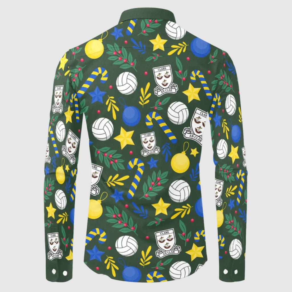 County Clare Christmas Button Up Shirt