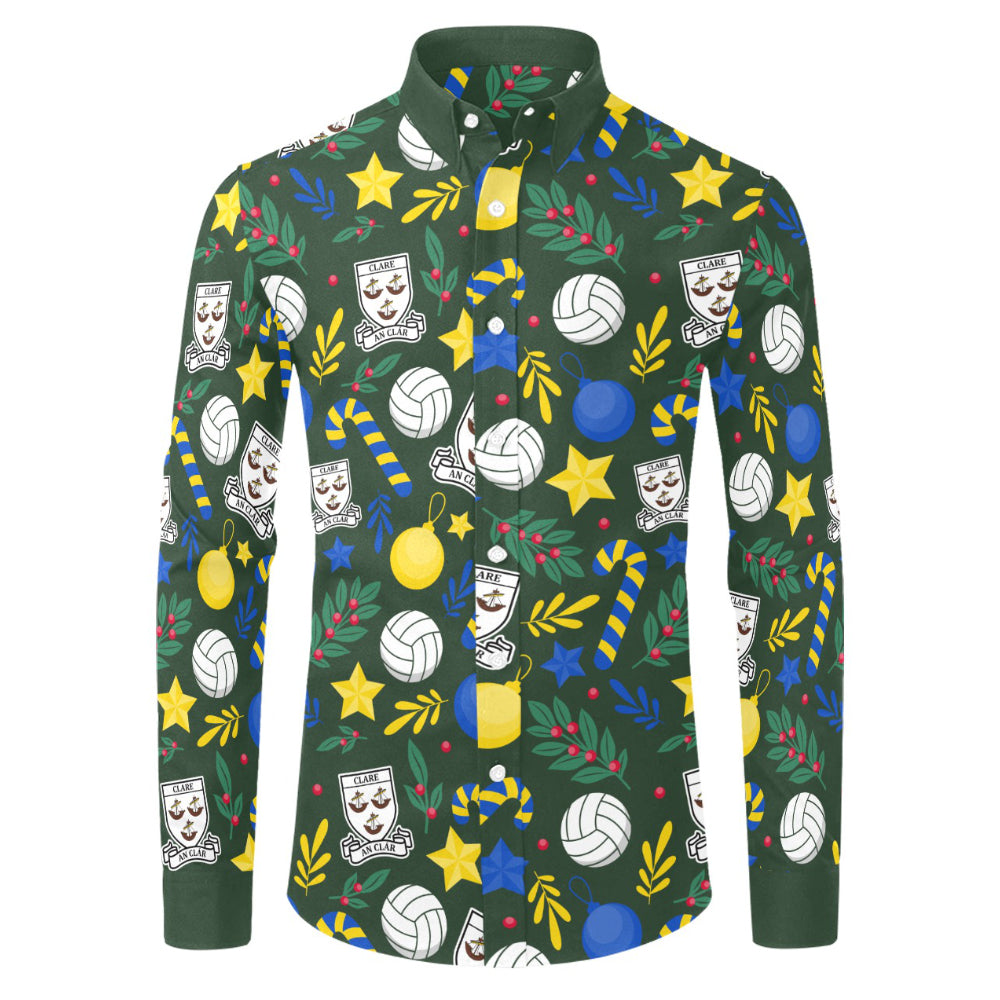 County Clare Christmas Button Up Shirt